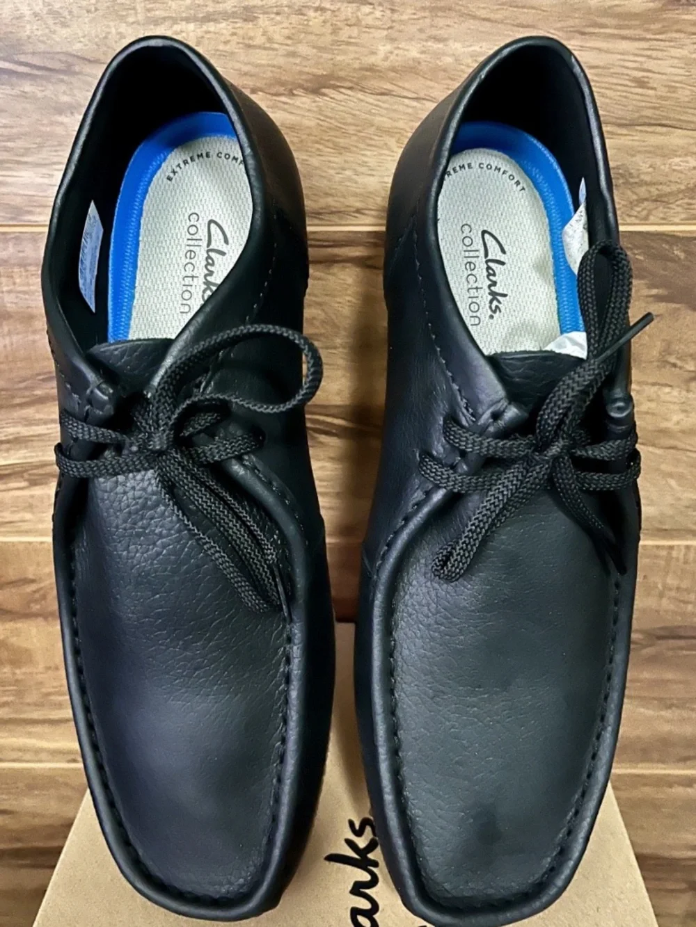 Clarks - Shacre II Run Loafers - New In Box - Black - Leather - Men's - 11.5M